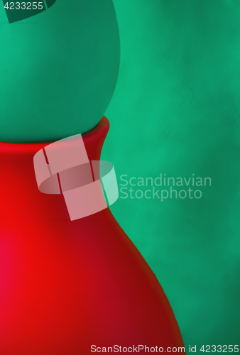 Image of Creative Abstract Green And Red Background