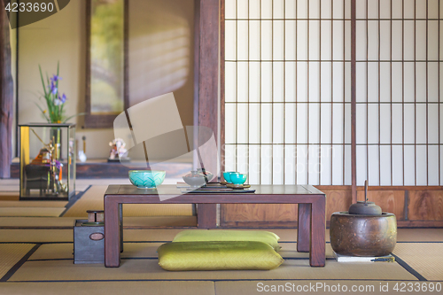 Image of Traditional Interior Japanese Dining and Other Room.