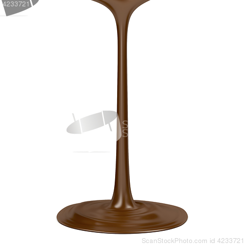 Image of Hot melted chocolate