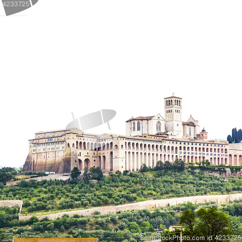 Image of Assisi in Italy Umbira background