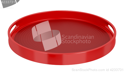 Image of Empty plastic tray