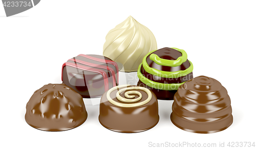 Image of Mix of chocolate candies