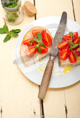 Image of Italian tomato bruschetta