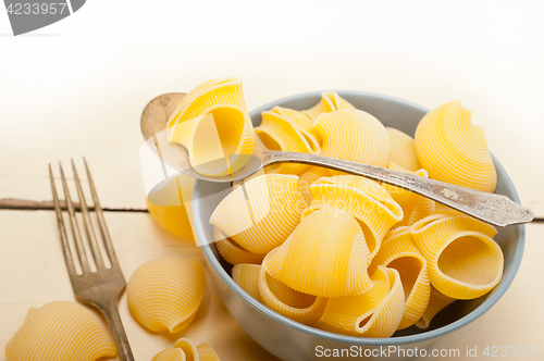 Image of Italian snail lumaconi pasta 