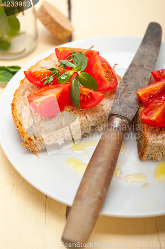 Image of Italian tomato bruschetta