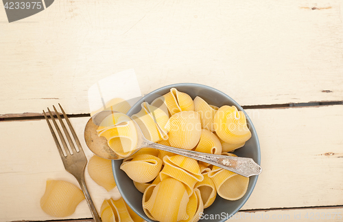 Image of Italian snail lumaconi pasta 