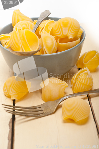 Image of Italian snail lumaconi pasta 