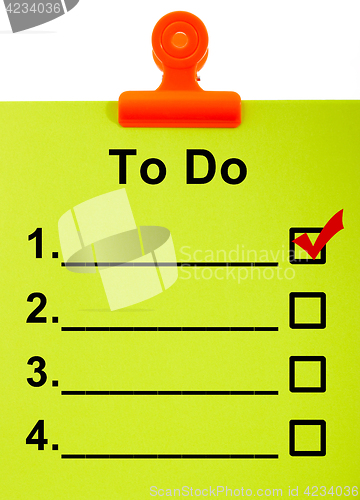 Image of To Do List Clipboard For Organizing Tasks