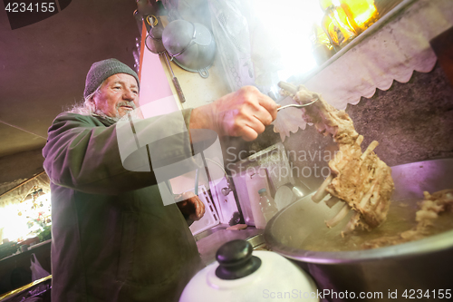 Image of Cooking pork ribs