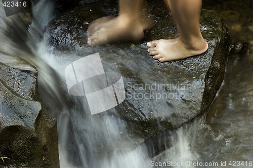 Image of Boy in River