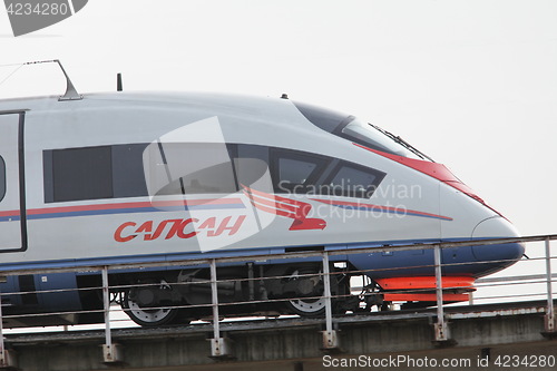 Image of  high speed passenger train 