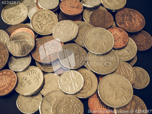 Image of Vintage UK Pound coin