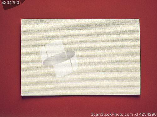 Image of Vintage looking Blank paper tag label