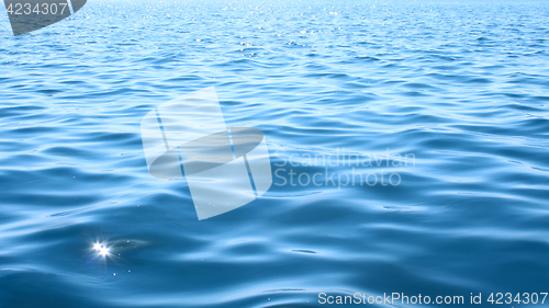 Image of Bright blue seawater surface