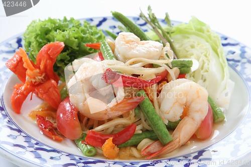 Image of Thai food Papaya Salad