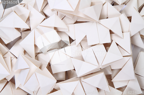 Image of origami papers background 