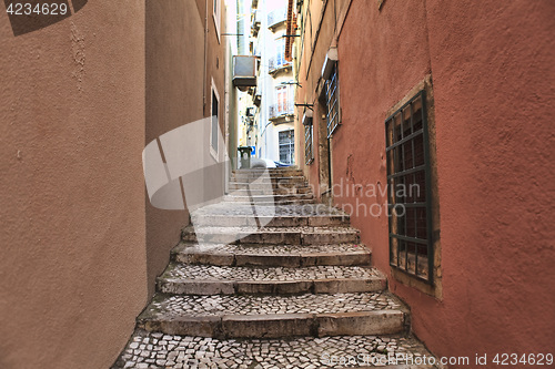 Image of Old stairs in Lisbon 