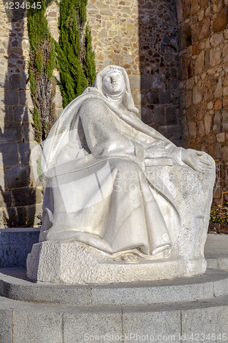 Image of Statue of St. Teresa in Avila Spain