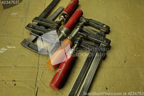 Image of clamps used close to