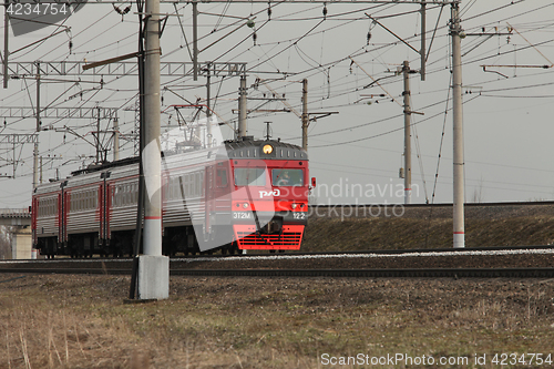 Image of  Commuter train countryside