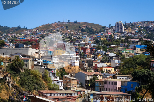 Image of Valparaiso cityscape, Chile