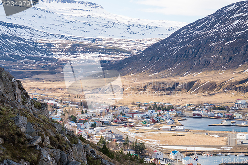 Image of Town of Seydisfjordur in Iceland