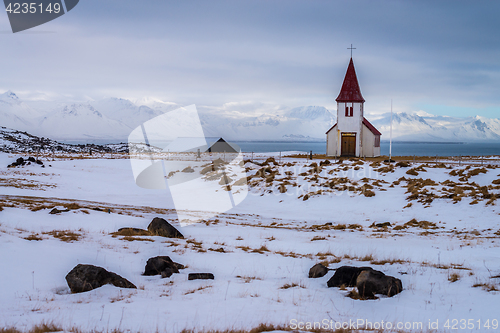 Image of Old church on Snaefellsnes peninsula, Iceland