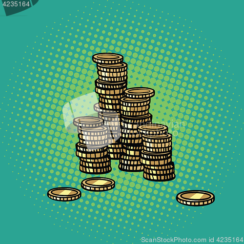 Image of stack of gold coins
