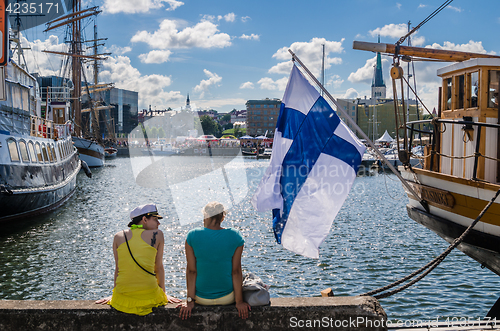 Image of People rest on Sea Days in Tallinn