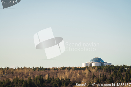 Image of Perlan water storage building in Reykjavik