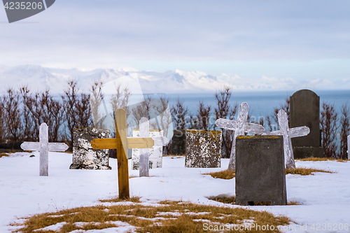 Image of Old icelandic cemetery on Snaefellsnes peninsula