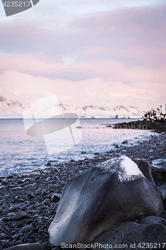 Image of mountainous landscape near Reykjavik, Iceland