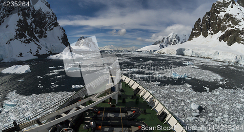 Image of Mountain view in Antarctica