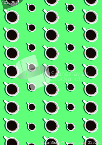 Image of Sweet background. Seamless pattern with coffee cups