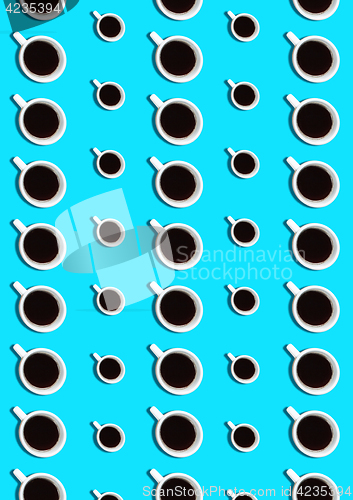 Image of Sweet background. Seamless pattern with coffee cups