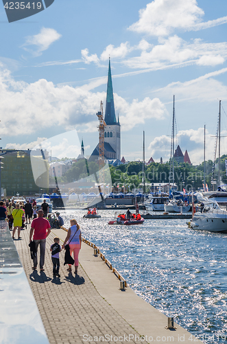 Image of People rest on Sea Days in Tallinn