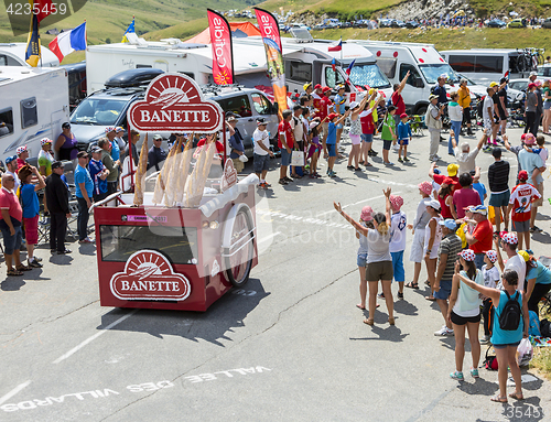 Image of  Banette Vehicle in Alps - Tour de France 2015