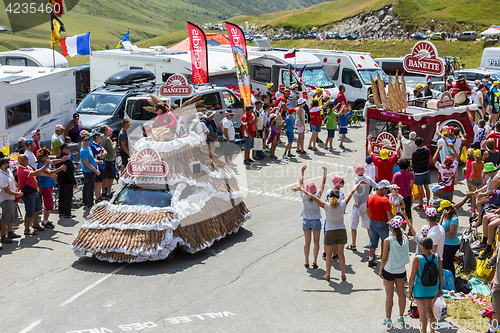 Image of  Banette Vehicle in Alps - Tour de France 2015