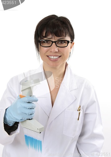 Image of Smiling scientific researcher