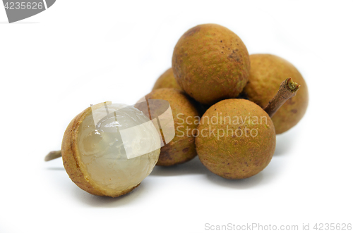 Image of Longan on white background