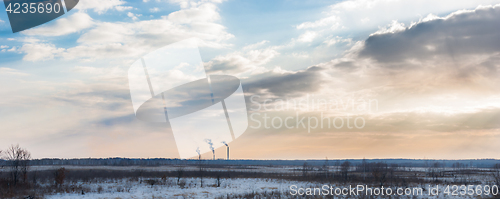 Image of Power station pipes