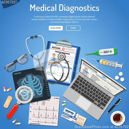 Image of Medical diagnostics concept