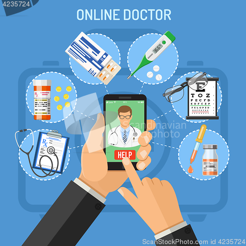 Image of Online doctor concept