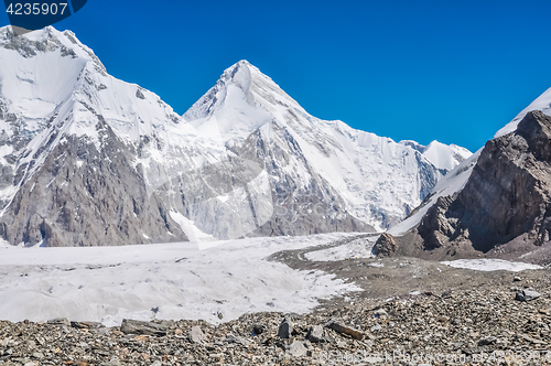 Image of Rocky and snowy mountains