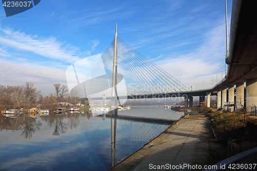 Image of Belgrade Ada Bridge