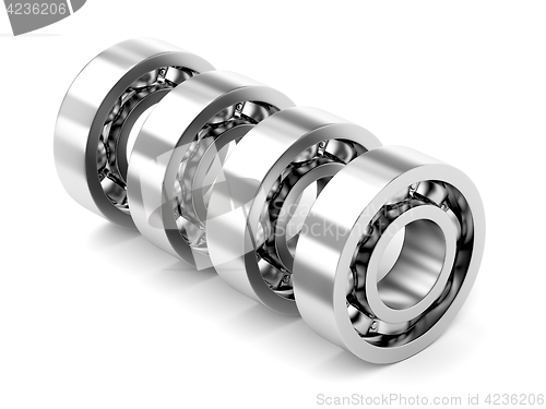 Image of Group of ball bearings