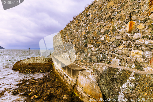 Image of Old fortress stone wall