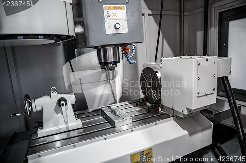 Image of Metalworking CNC milling machine.