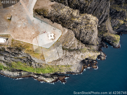 Image of North Cape (Nordkapp) aerial photography,