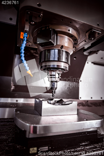 Image of Metalworking CNC milling machine.